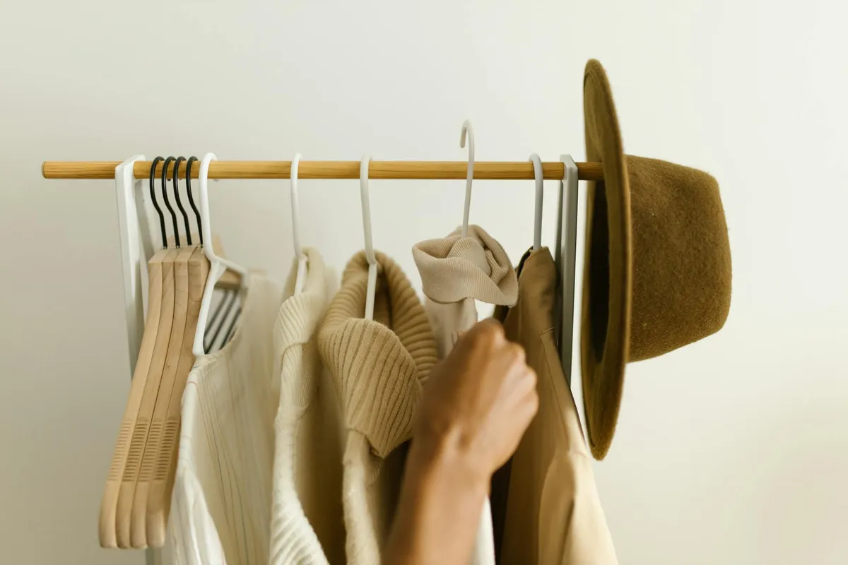 A minimalist wardrobe